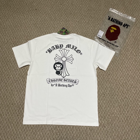 Brand new bape x chrome heart tee - Picture 6 of 8